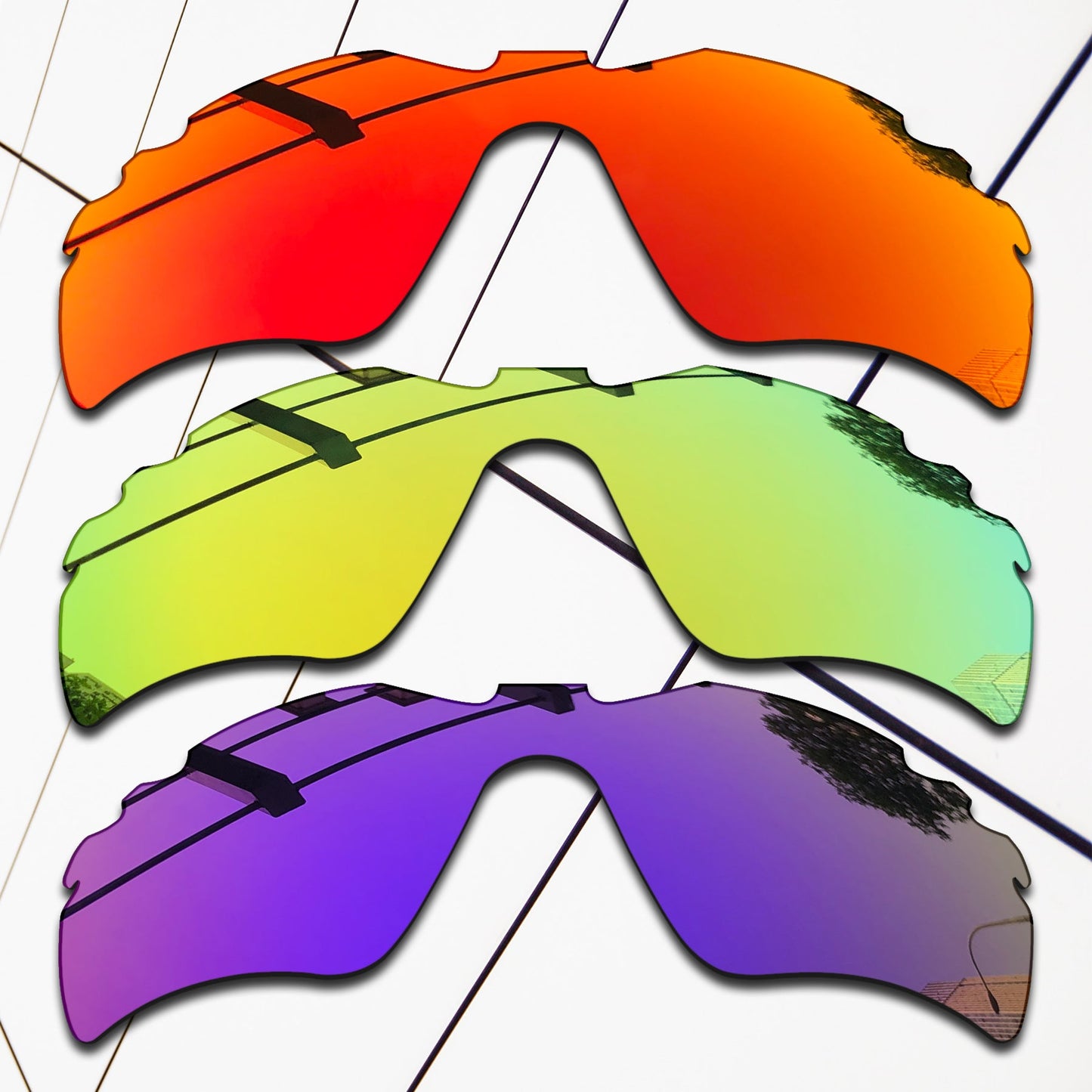 Polarized Replacement Lenses for Oakley Radar Path Vented Sunglasses