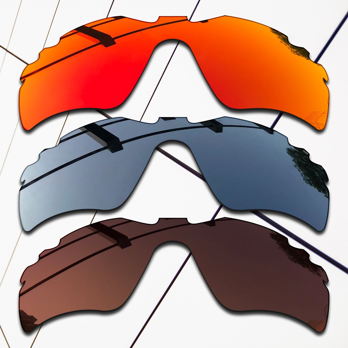 Polarized Replacement Lenses for Oakley Radar Path Vented Sunglasses