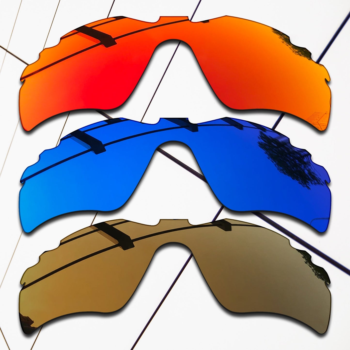 Polarized Replacement Lenses for Oakley Radar Path Vented Sunglasses