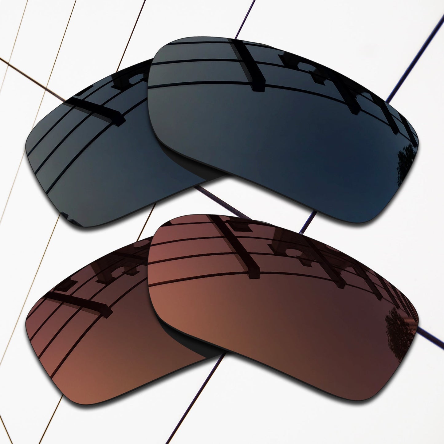 Polarized Replacement Lenses for Oakley Si Ballistic Det Cord Sunglasses