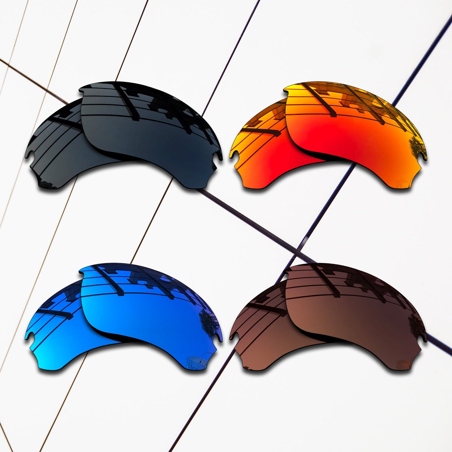 Polarized Replacement Lenses for Oakley Si Speed Jacket Sunglasses