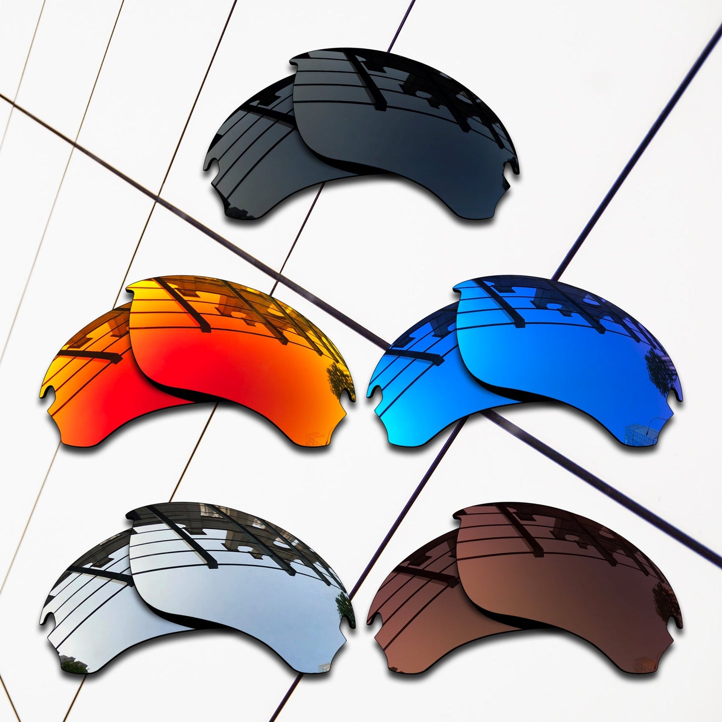 Polarized Replacement Lenses for Oakley Si Speed Jacket Sunglasses