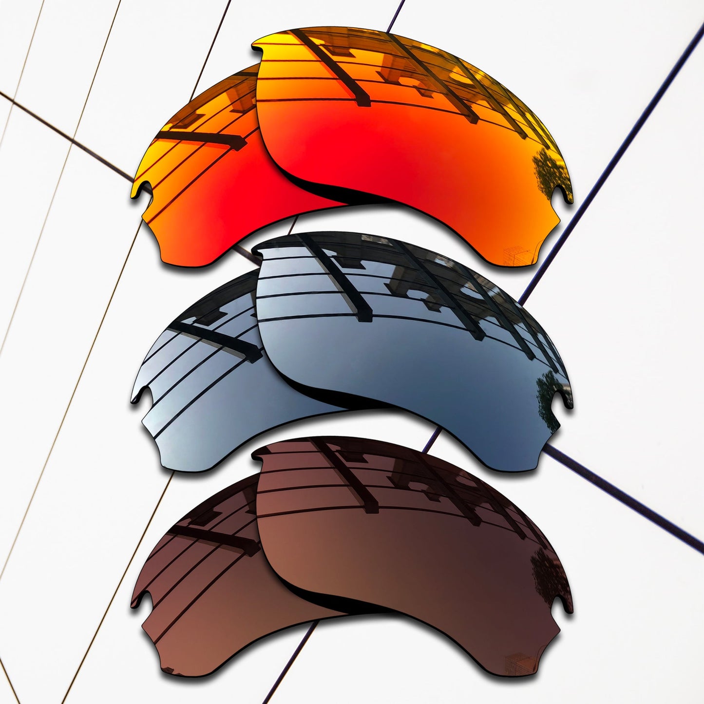 Polarized Replacement Lenses for Oakley Si Speed Jacket Sunglasses