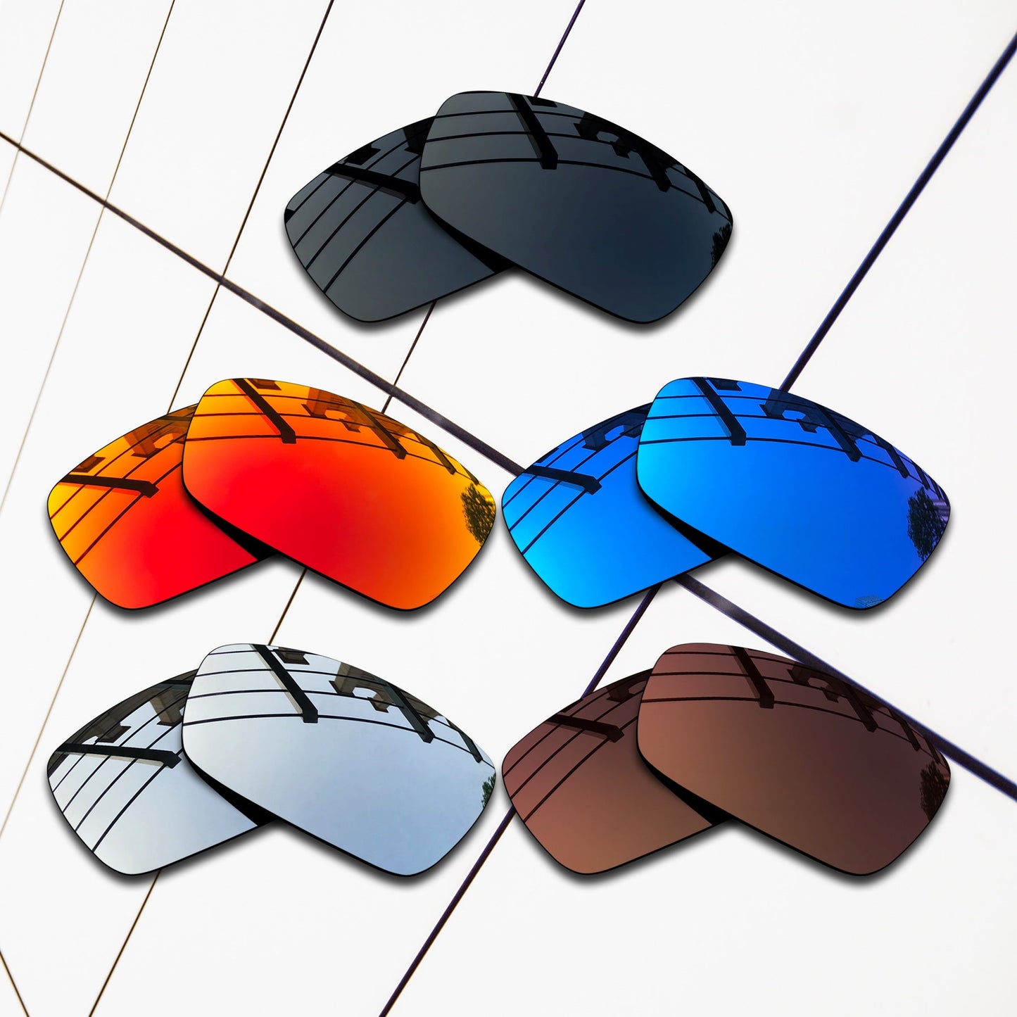 Polarized Replacement Lenses for Oakley Spike Sunglasses