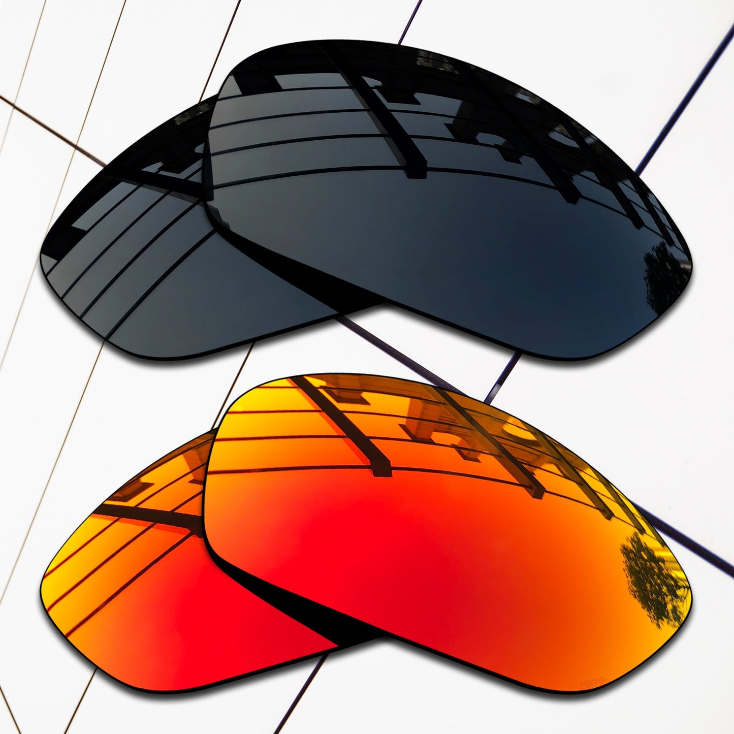 Polarized Replacement Lenses for Oakley Spilt Jacket Sunglasses
