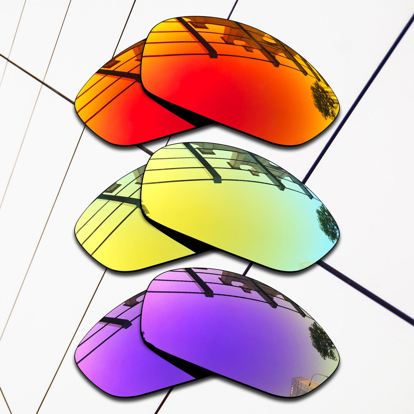 Polarized Replacement Lenses for Oakley Spilt Jacket Sunglasses