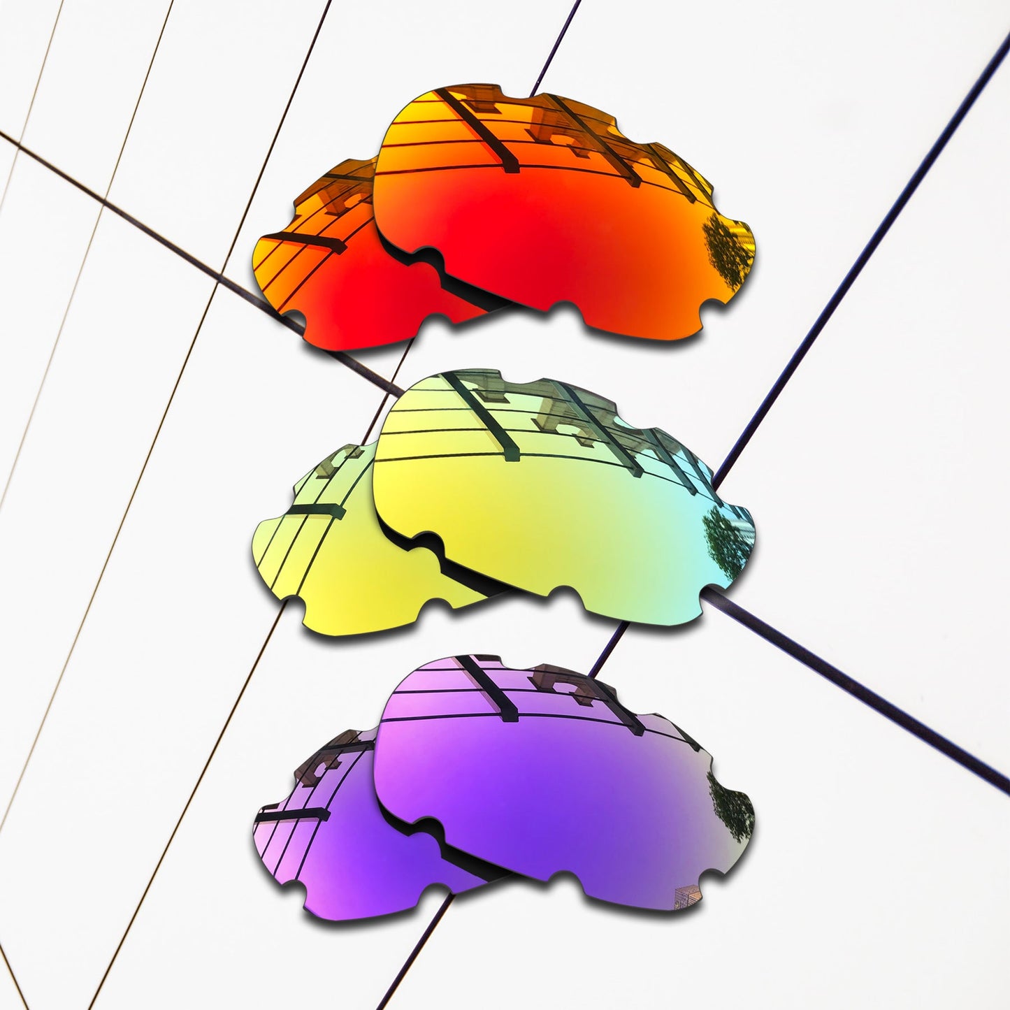 Polarized Replacement Lenses for Oakley Split Jacket Vented Sunglasses