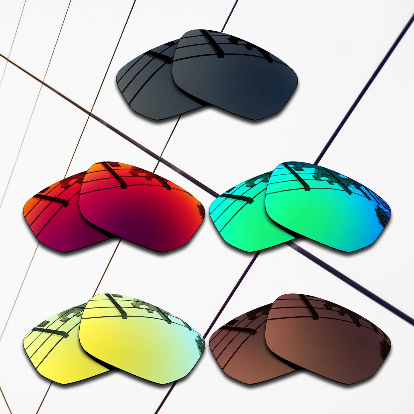 Polarized Replacement Lenses for Oakley Style Switch Sunglasses