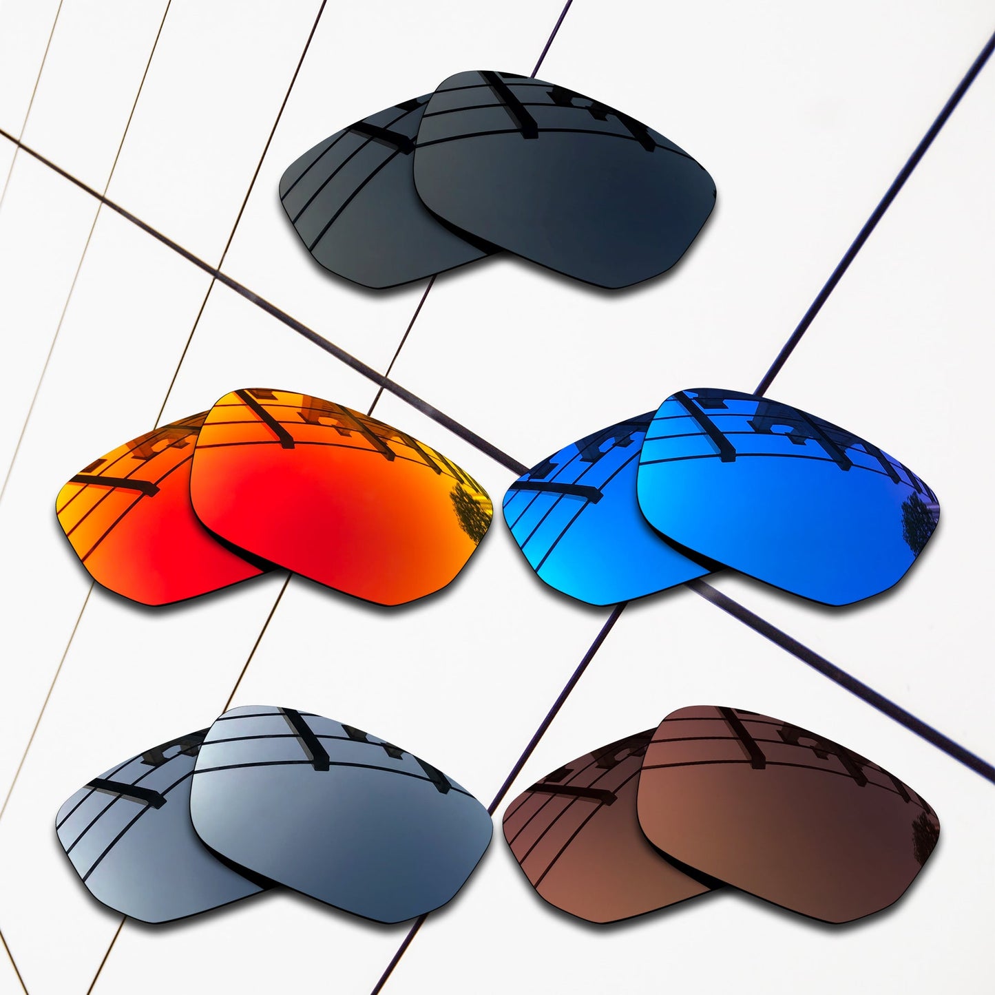 Polarized Replacement Lenses for Oakley Style Switch Sunglasses