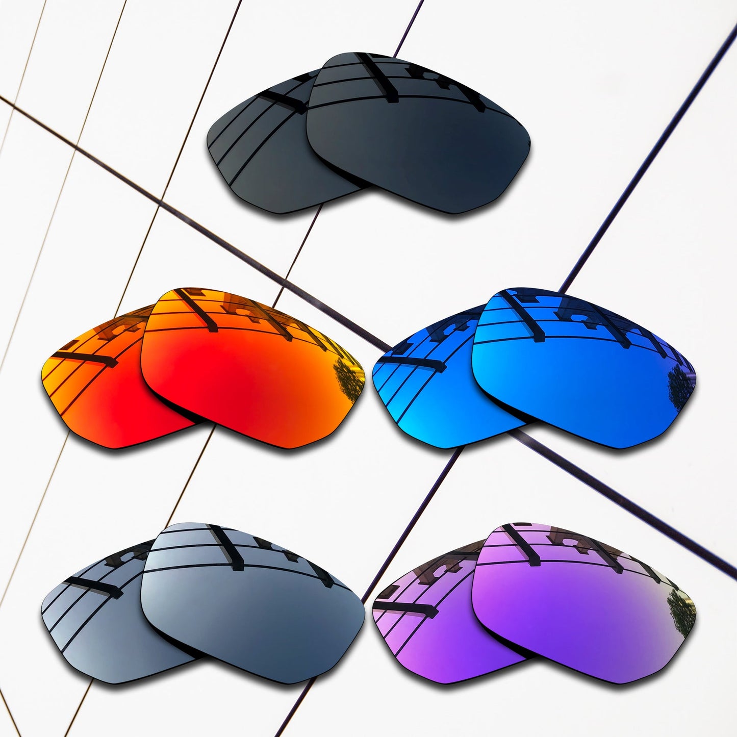 Polarized Replacement Lenses for Oakley Style Switch Sunglasses