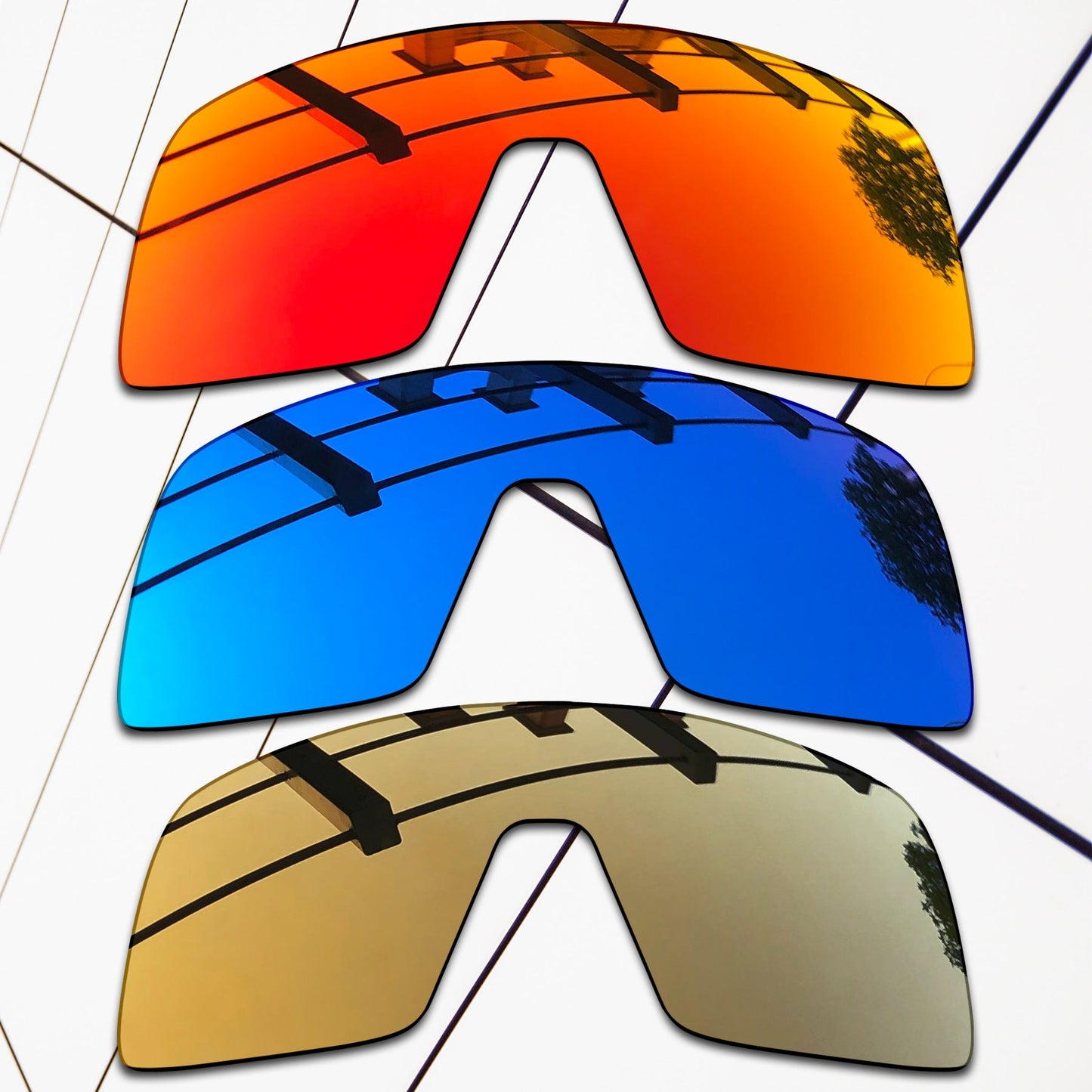 Polarized Replacement Lenses for Oakley Sutro Sunglasses