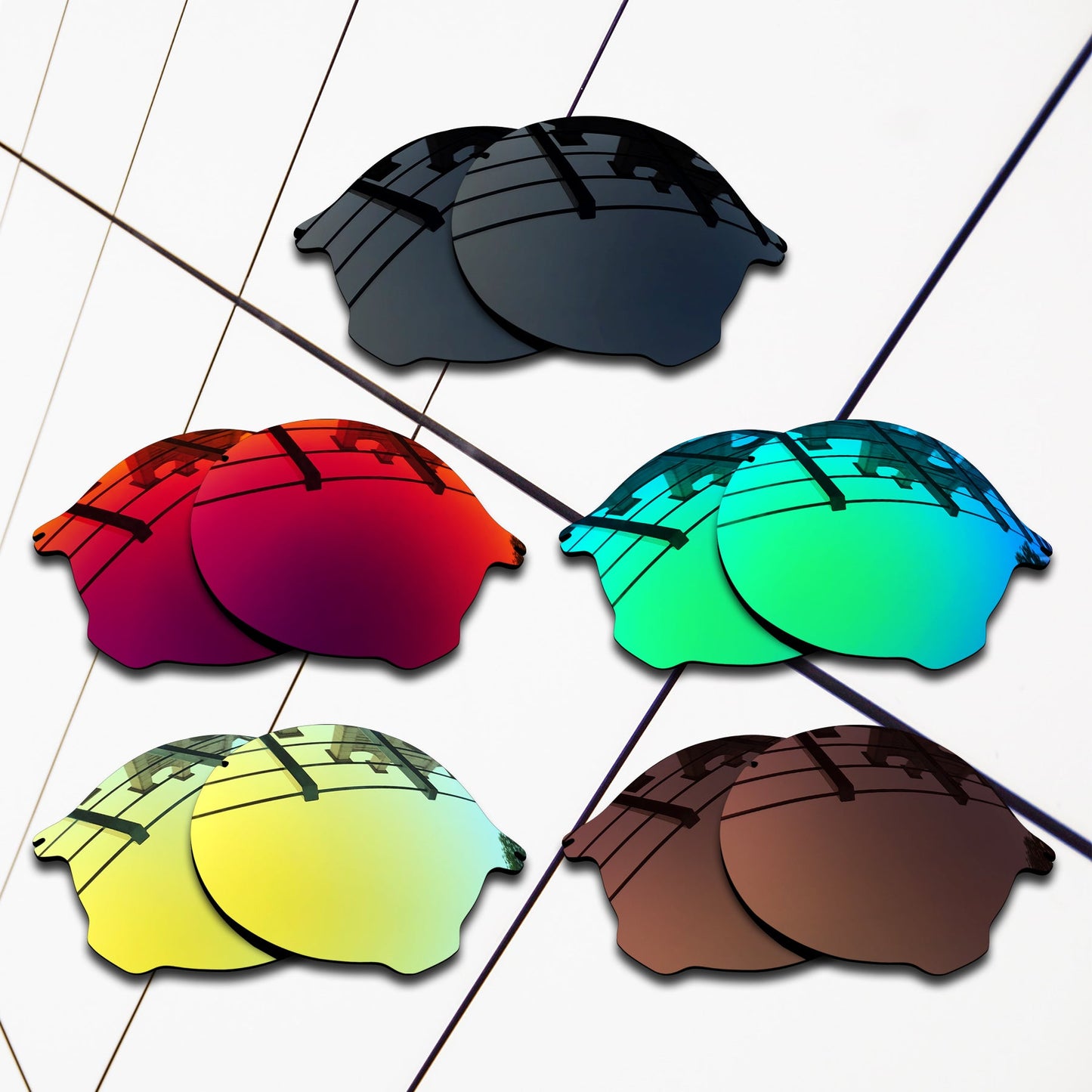 Polarized Replacement Lenses for Oakley Tailend Sunglasses