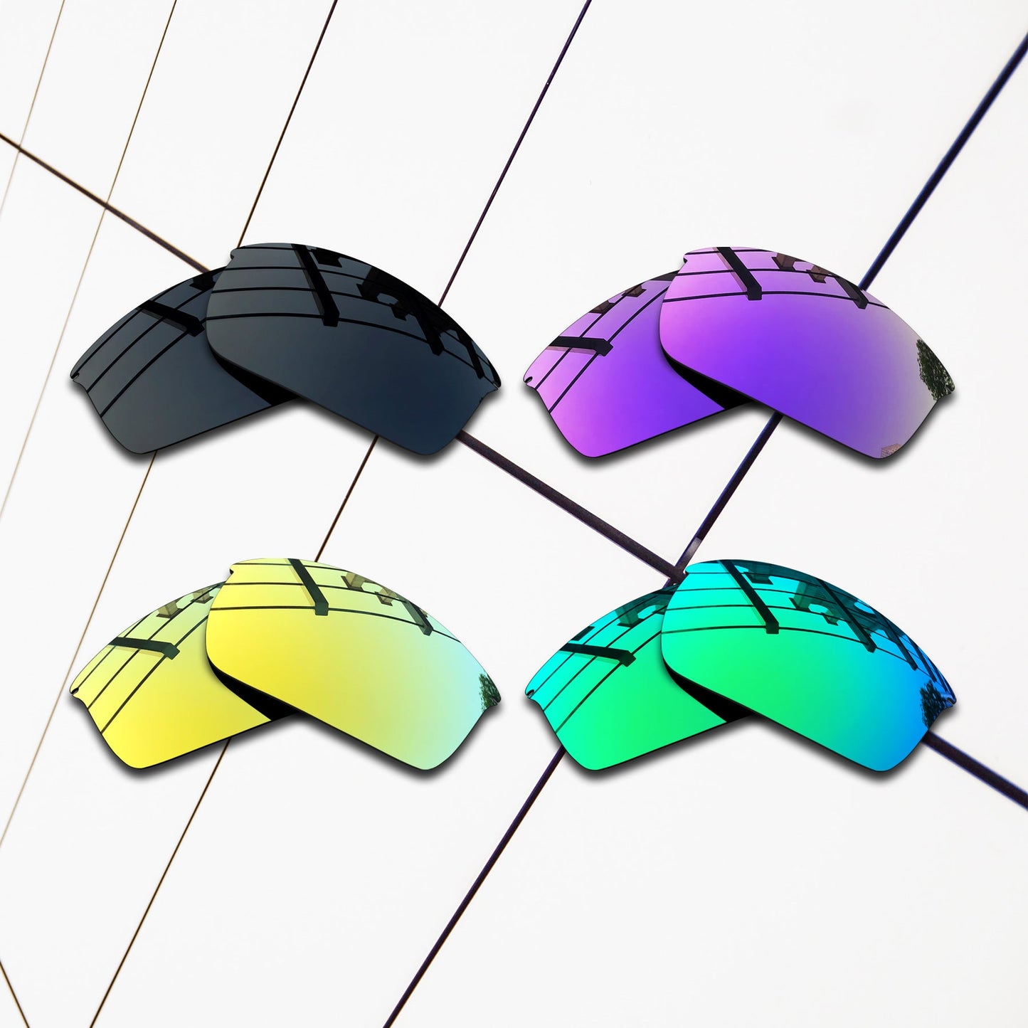 Polarized Replacement Lenses for Oakley WireTap Sunglasses