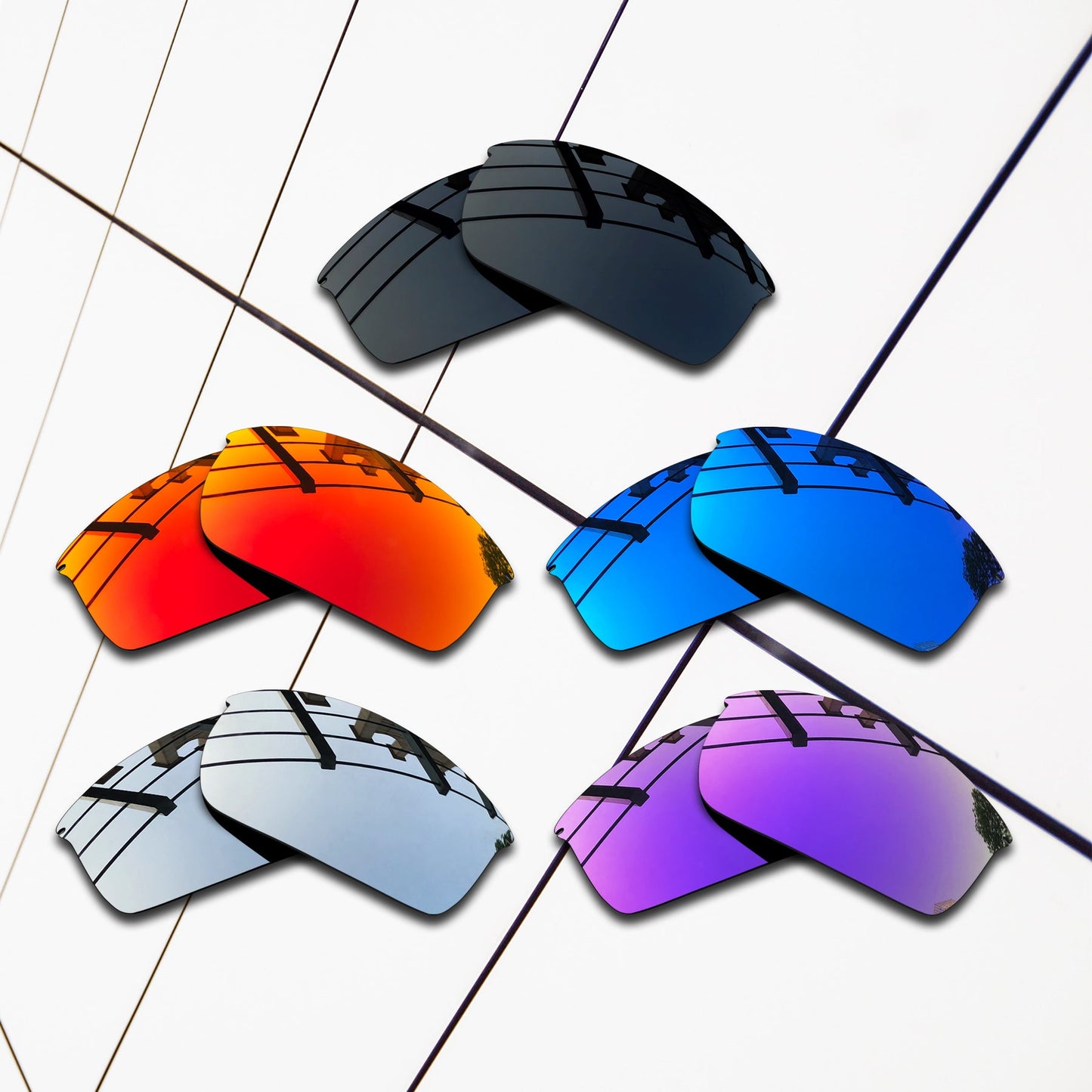 Polarized Replacement Lenses for Oakley WireTap Sunglasses