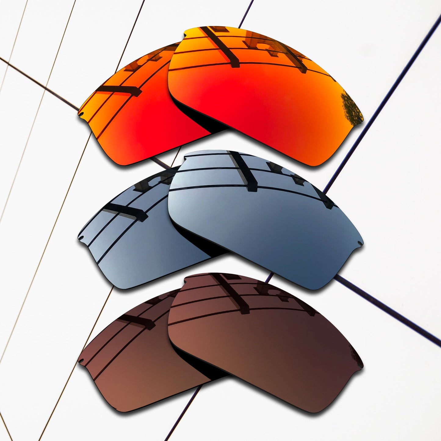 Polarized Replacement Lenses for Oakley WireTap Sunglasses