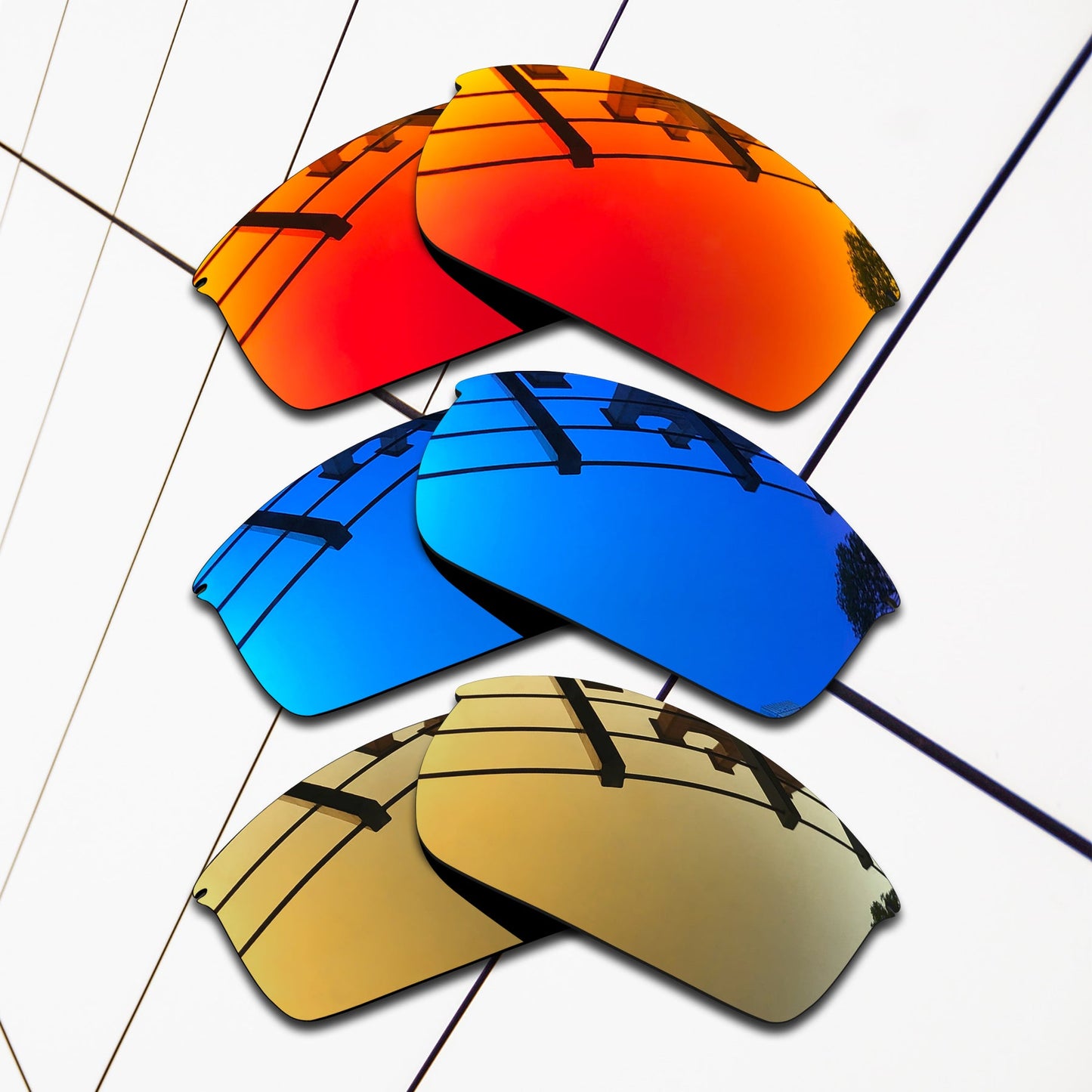 Polarized Replacement Lenses for Oakley WireTap Sunglasses